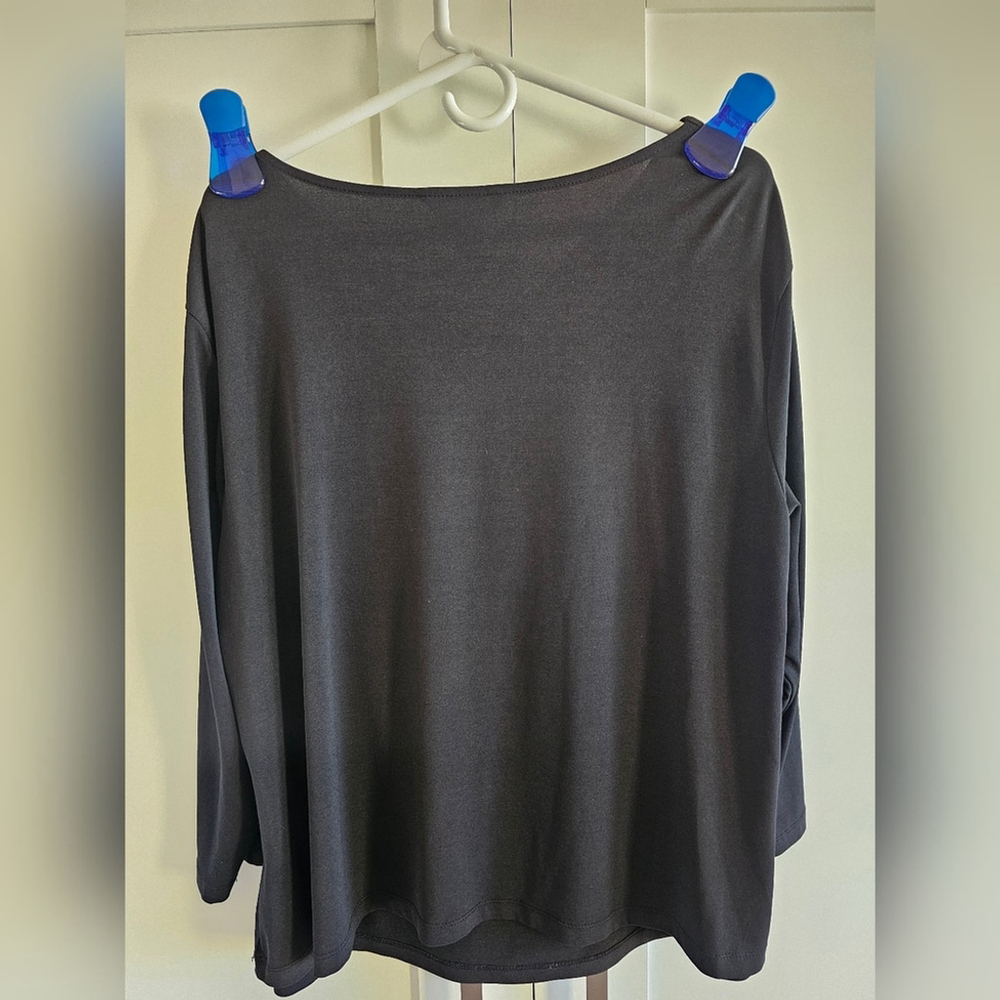 George Women's Plus Black Top - Picture 3 of 3